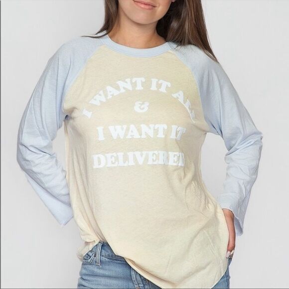 NWT wild fox I want it all and I want it delivered small top - Picture 1 of 6